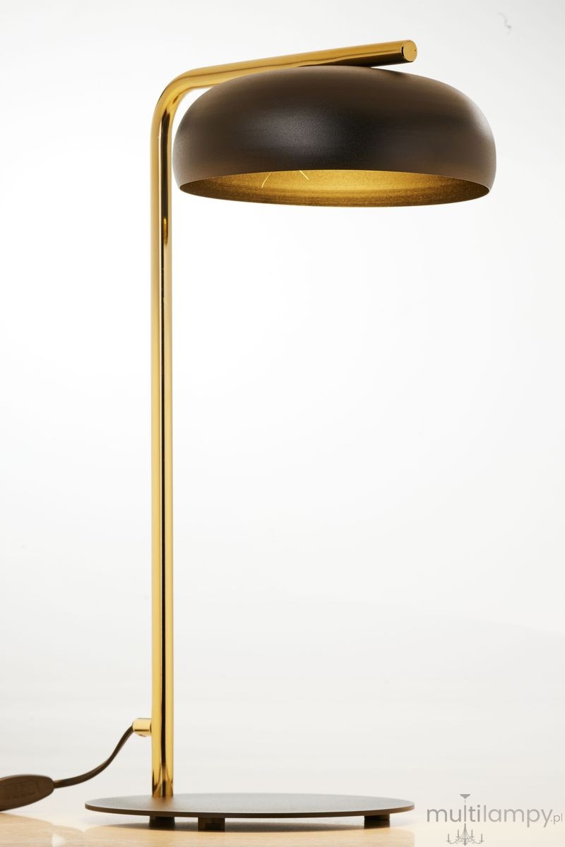 Olaf lampa stołowa 1xGX53 mosiądz/czarny 41728