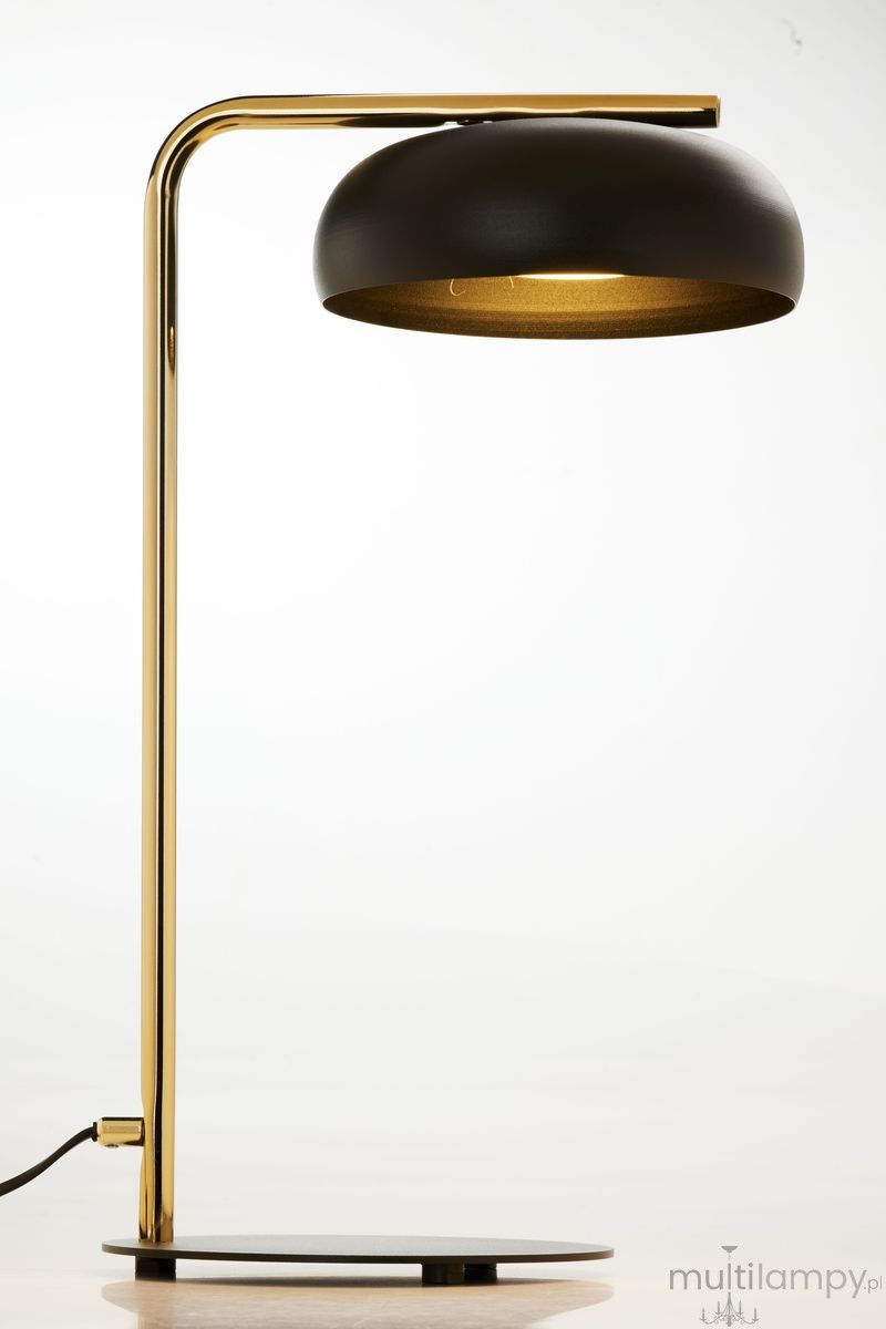 Olaf lampa stołowa 1xGX53 mosiądz/czarny 41728