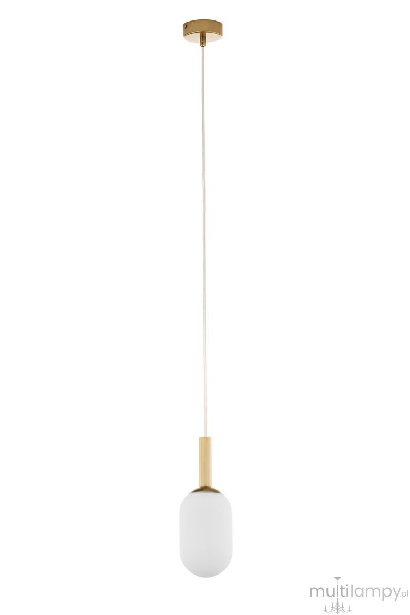 Pluum S lampa wisząca 1xE14 złoty szczotkowany 41846