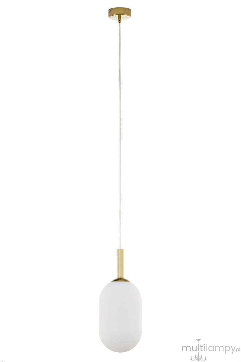 Pluum M lampa wisząca 1xE14 złoty szczotkowany 41847
