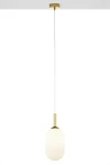 Pluum M lampa wisząca 1xE14 złoty szczotkowany 41847