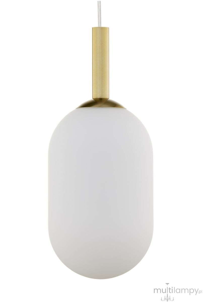 Pluum M lampa wisząca 1xE14 złoty szczotkowany 41847
