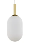 Pluum M lampa wisząca 1xE14 złoty szczotkowany 41847