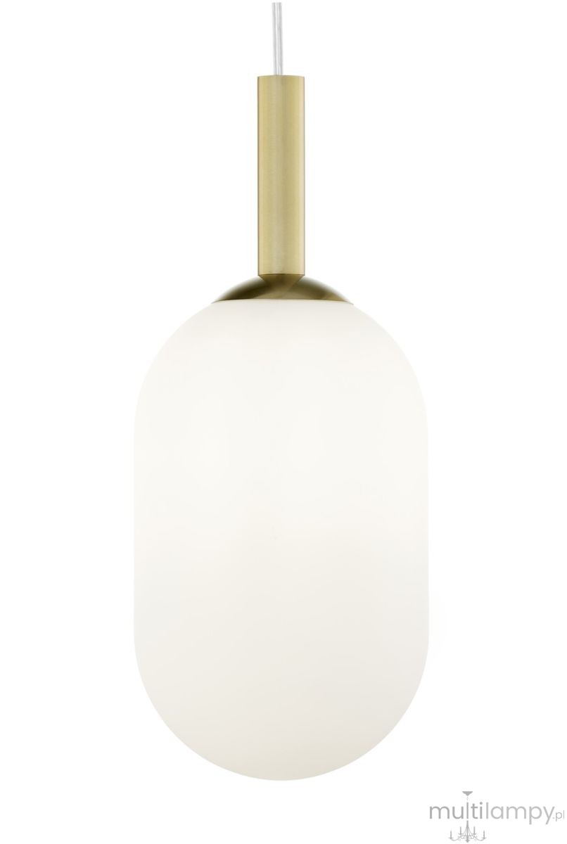 Pluum M lampa wisząca 1xE14 złoty szczotkowany 41847