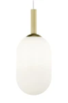Pluum M lampa wisząca 1xE14 złoty szczotkowany 41847