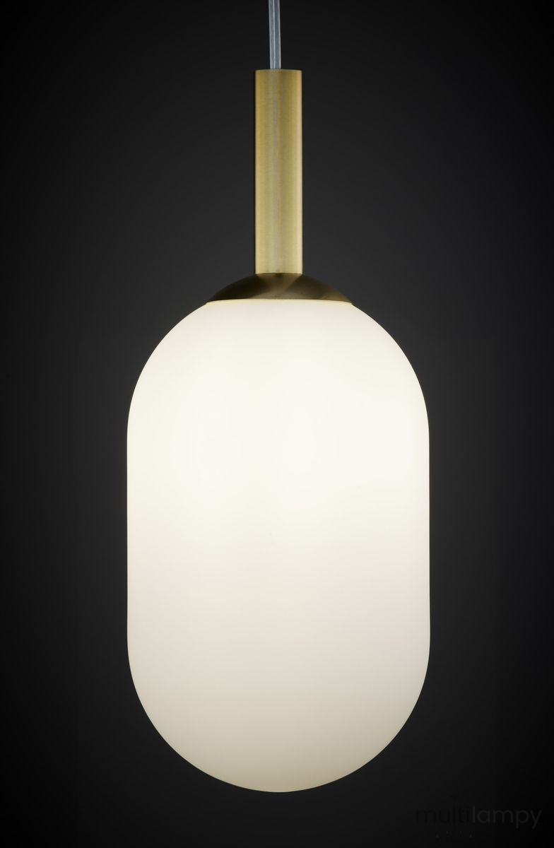 Pluum M lampa wisząca 1xE14 złoty szczotkowany 41847