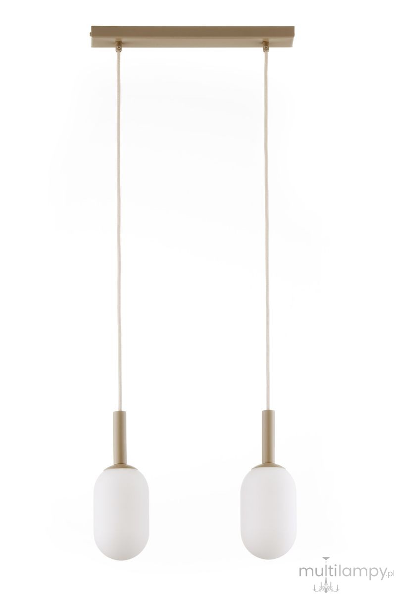 Pluum lampa wisząca 2xE14 beżowa 41855