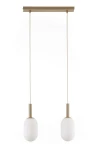 Pluum lampa wisząca 2xE14 beżowa 41855