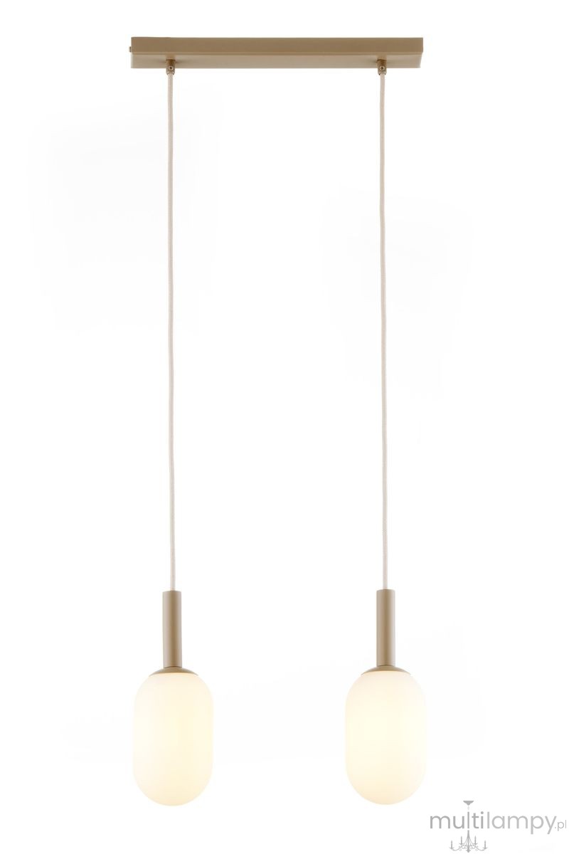 Pluum lampa wisząca 2xE14 beżowa 41855