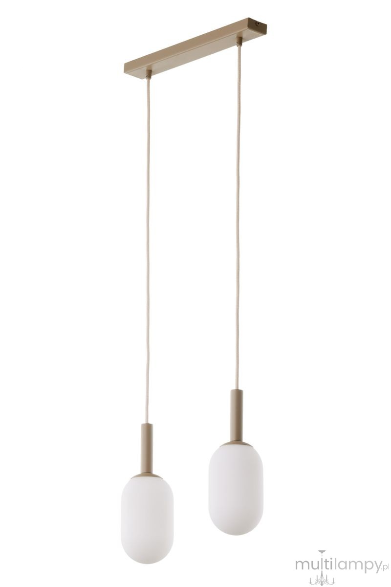 Pluum lampa wisząca 2xE14 beżowa 41855