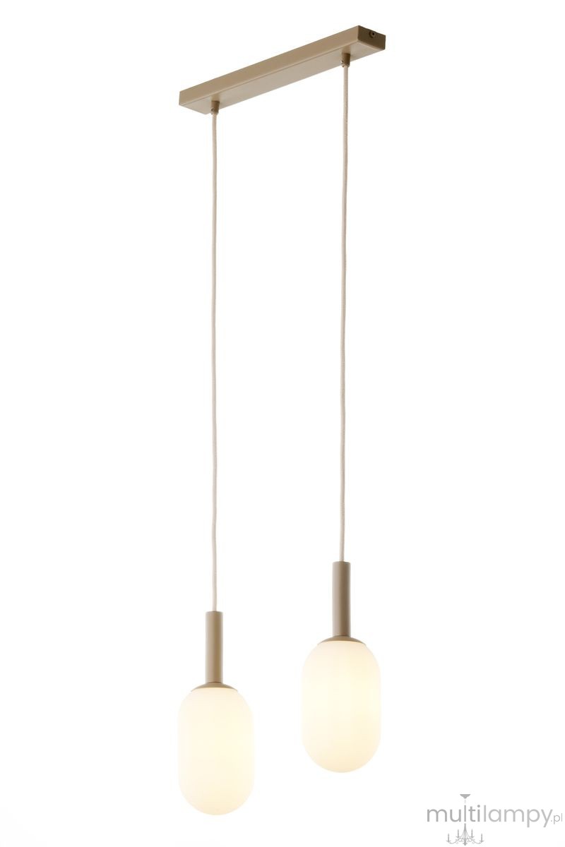 Pluum lampa wisząca 2xE14 beżowa 41855