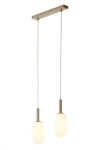 Pluum lampa wisząca 2xE14 beżowa 41855