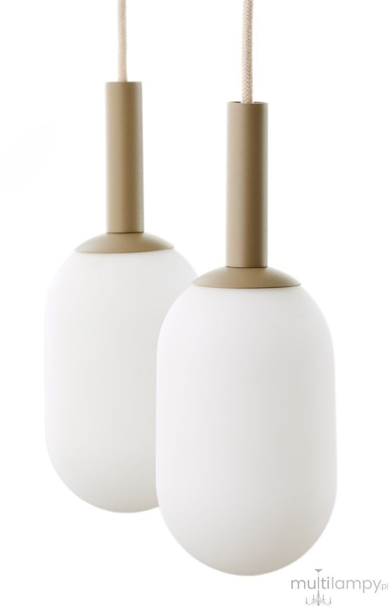 Pluum lampa wisząca 2xE14 beżowa 41855