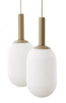 Pluum lampa wisząca 2xE14 beżowa 41855