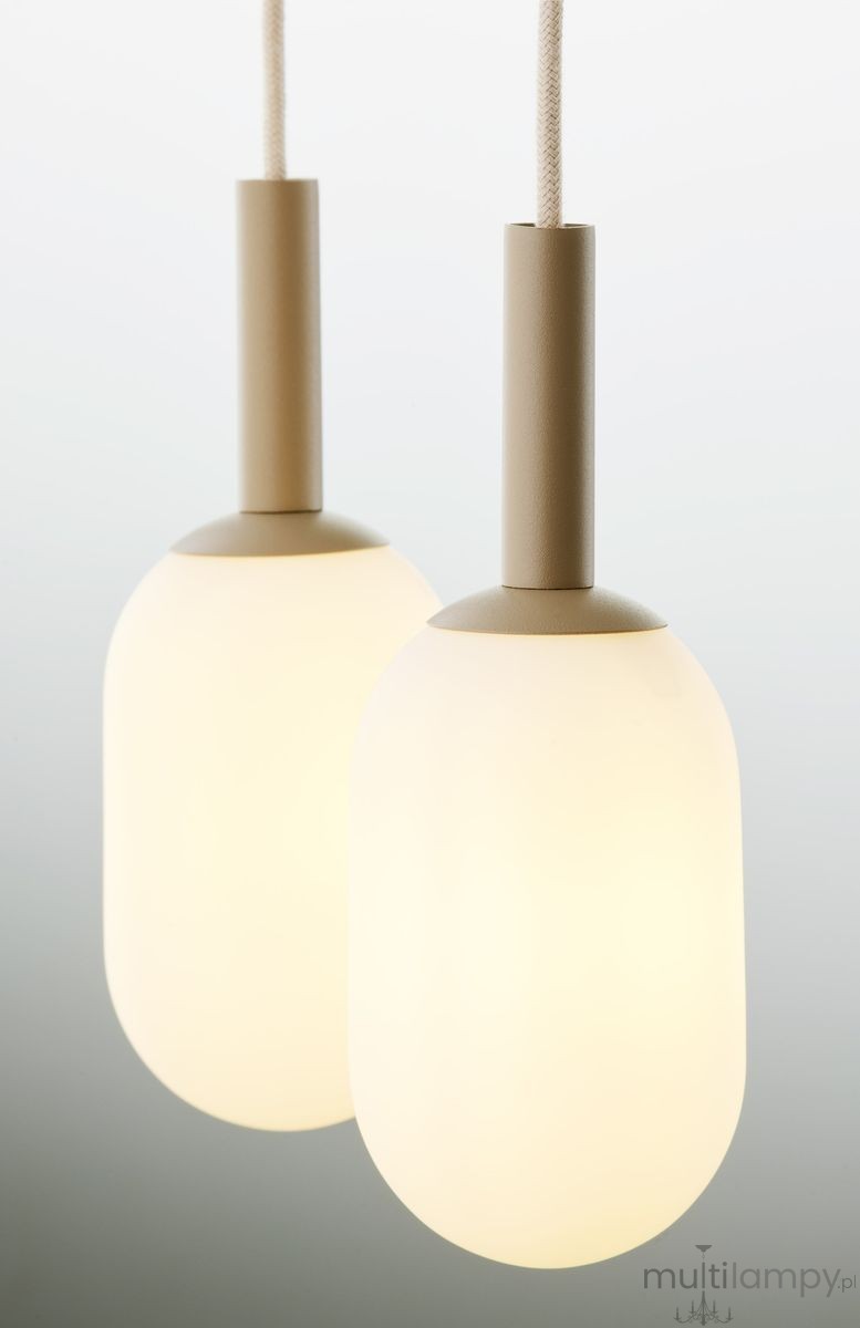 Pluum lampa wisząca 2xE14 beżowa 41855