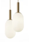 Pluum lampa wisząca 2xE14 beżowa 41855