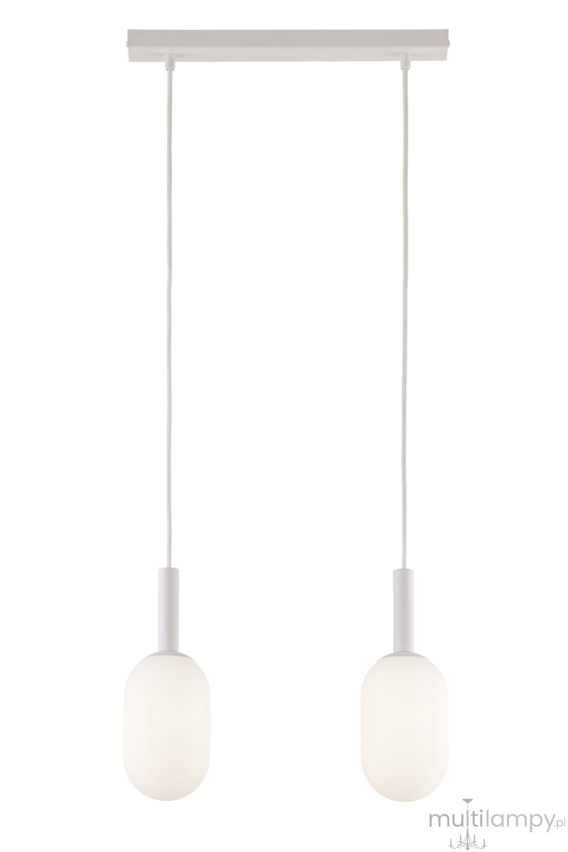 Pluum lampa wisząca 2xE14 biała 41850