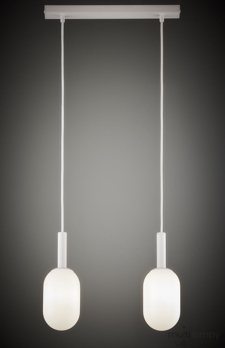 Pluum lampa wisząca 2xE14 biała 41850