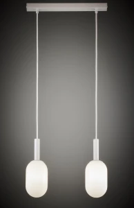Pluum lampa wisząca 2xE14 biała 41850