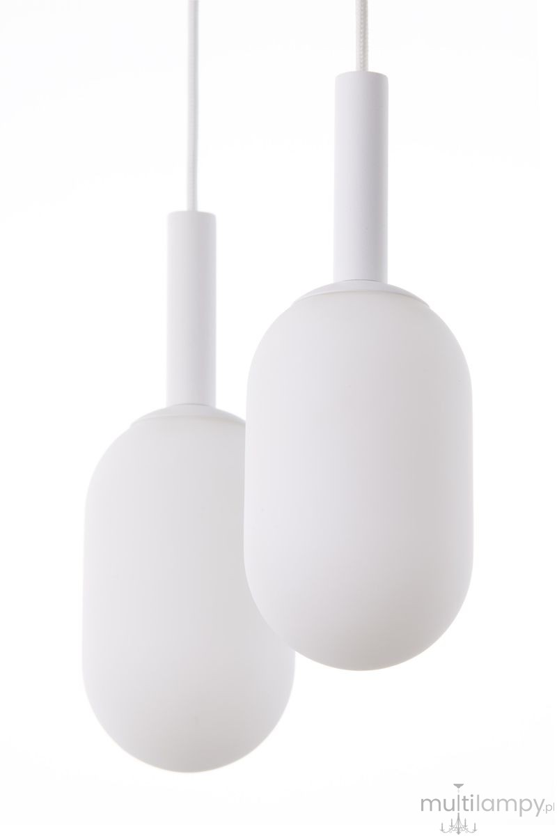 Pluum lampa wisząca 2xE14 biała 41850