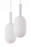 Pluum lampa wisząca 2xE14 biała 41850