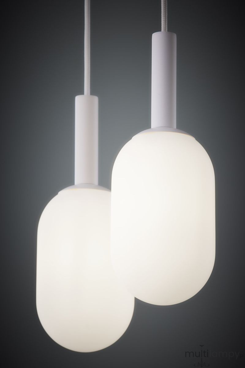 Pluum lampa wisząca 2xE14 biała 41850