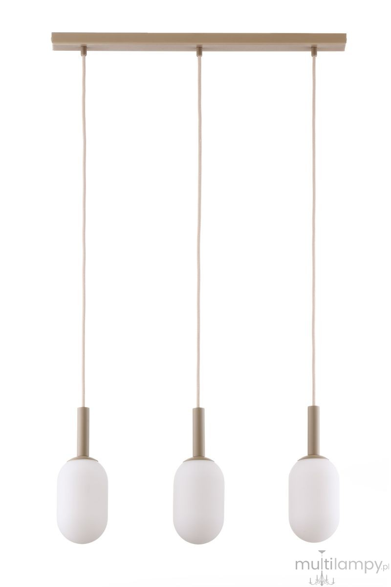 Pluum lampa wisząca 3xE14 beżowa 41856