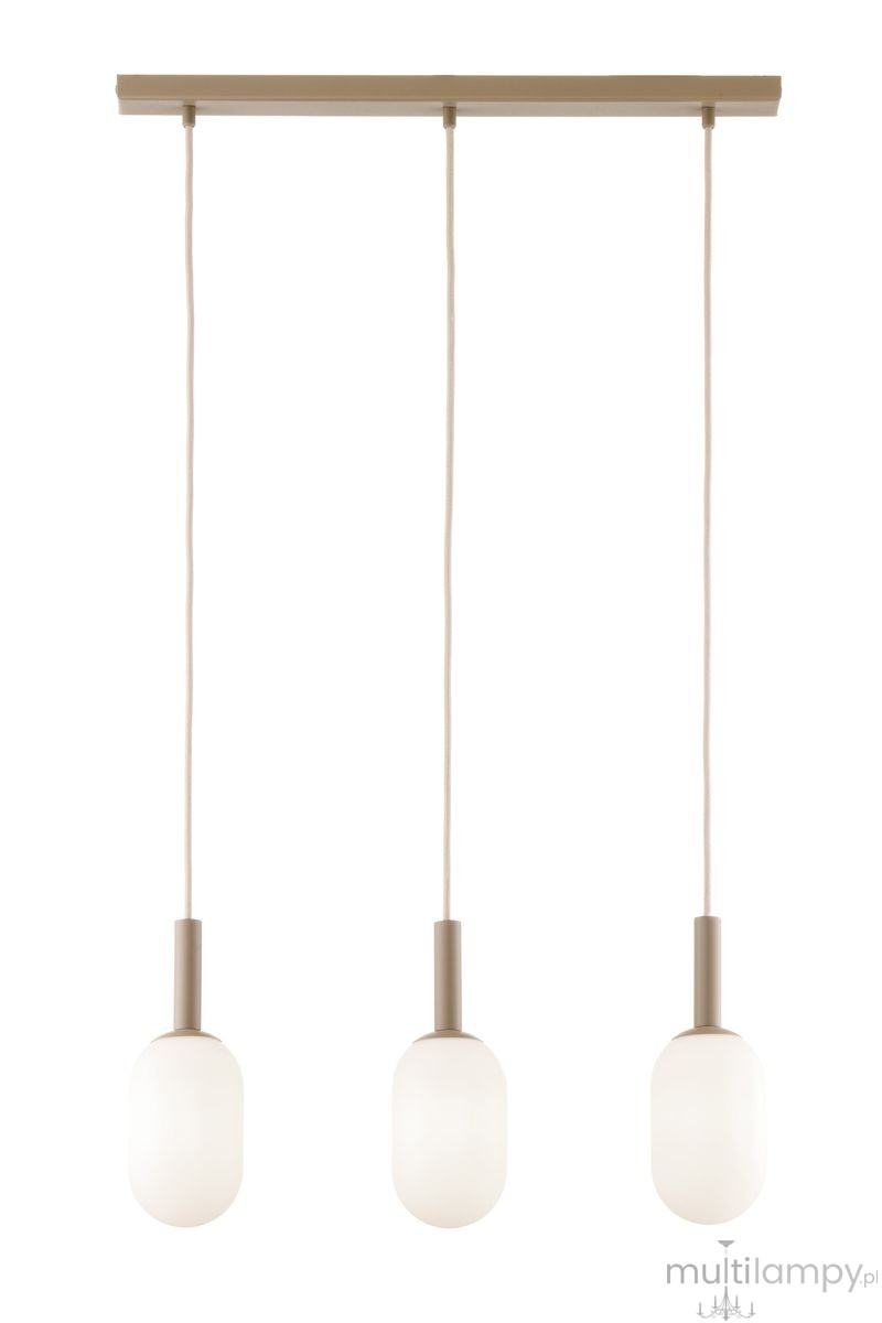 Pluum lampa wisząca 3xE14 beżowa 41856