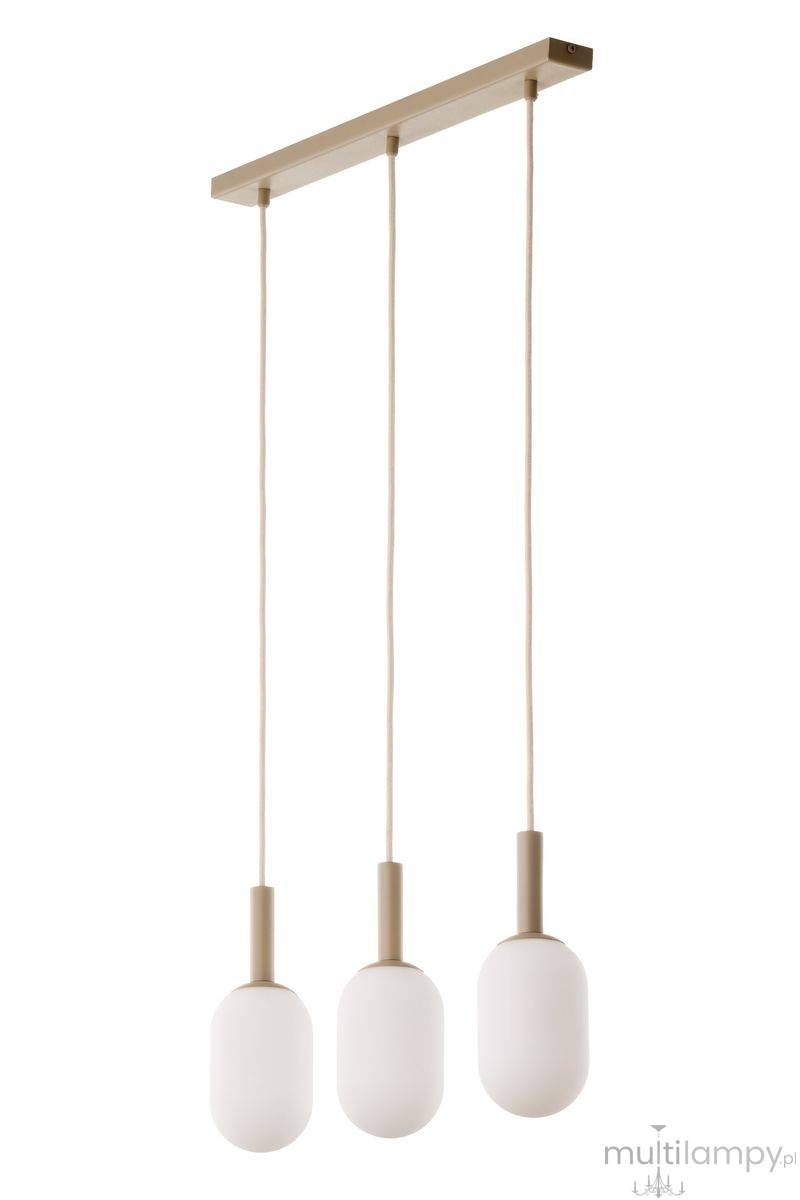 Pluum lampa wisząca 3xE14 beżowa 41856