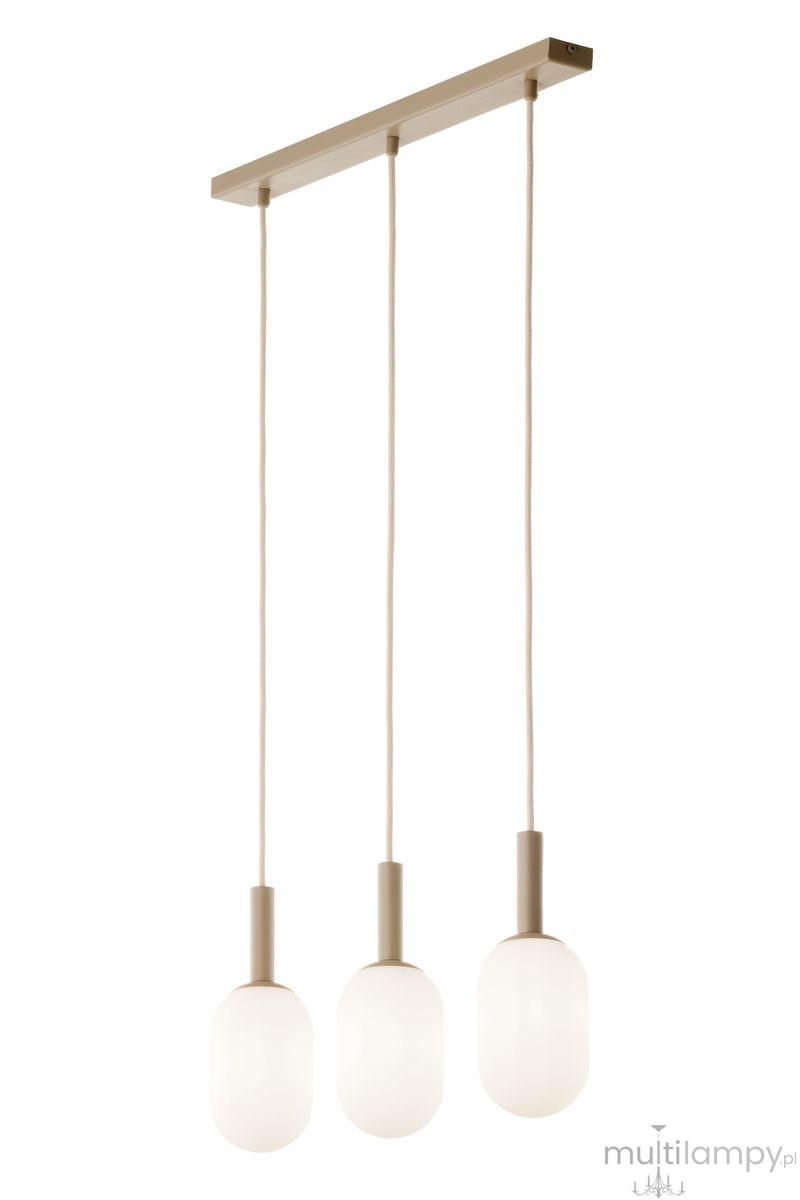 Pluum lampa wisząca 3xE14 beżowa 41856