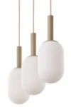 Pluum lampa wisząca 3xE14 beżowa 41856