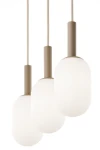Pluum lampa wisząca 3xE14 beżowa 41856