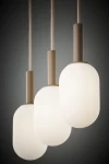 Pluum lampa wisząca 3xE14 beżowa 41856