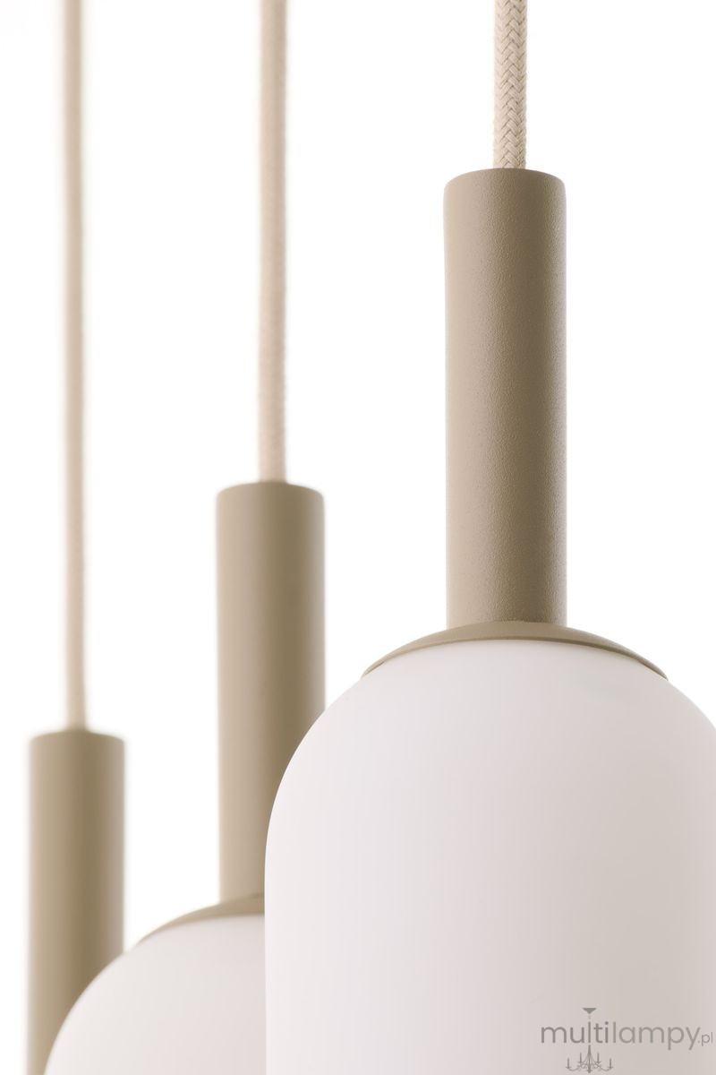 Pluum lampa wisząca 3xE14 beżowa 41856