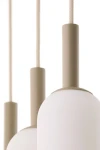 Pluum lampa wisząca 3xE14 beżowa 41856