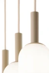 Pluum lampa wisząca 3xE14 beżowa 41856
