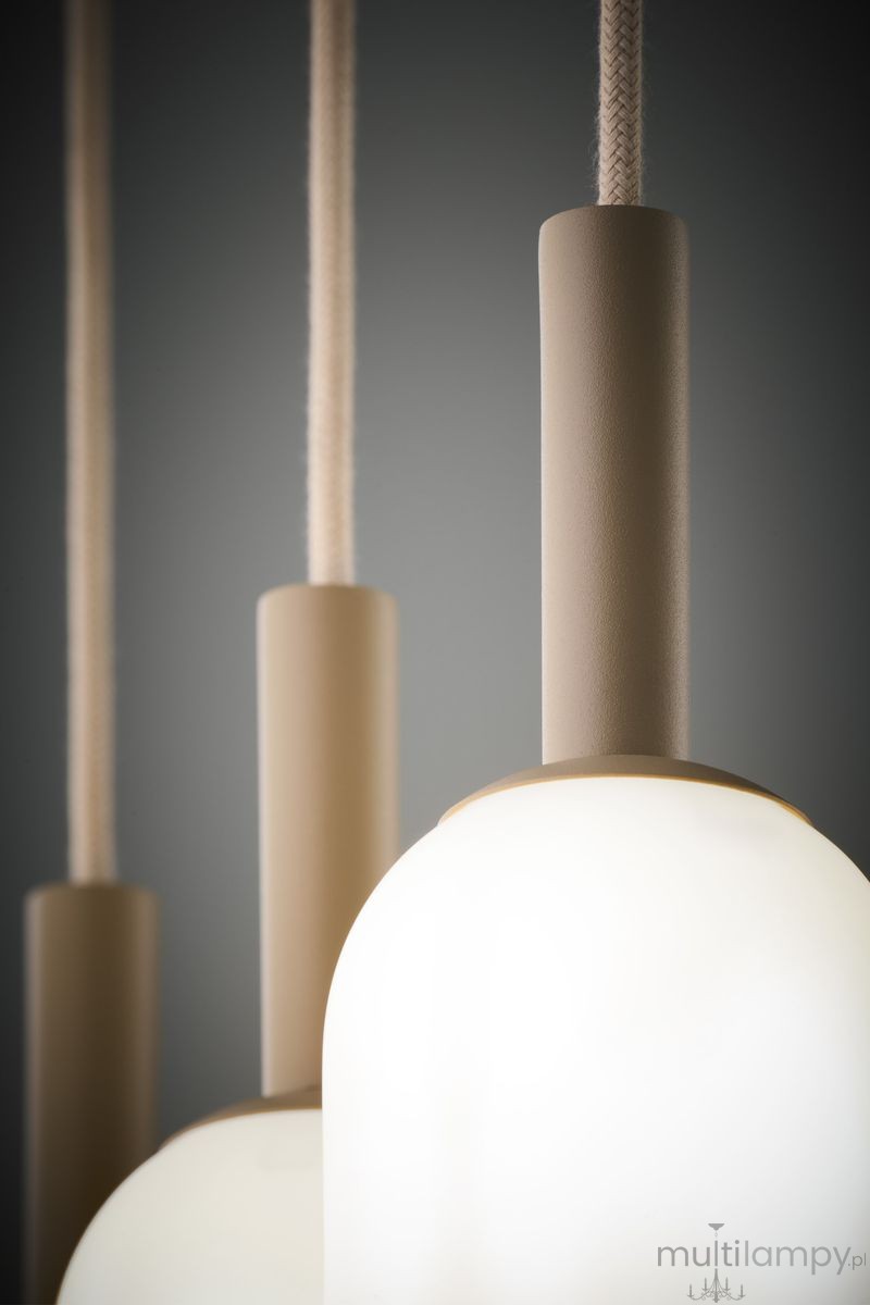 Pluum lampa wisząca 3xE14 beżowa 41856