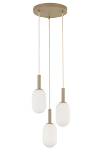 Pluum lampa wisząca 3xE14 beżowa 41857