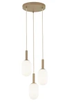 Pluum lampa wisząca 3xE14 beżowa 41857