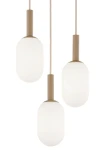 Pluum lampa wisząca 3xE14 beżowa 41857