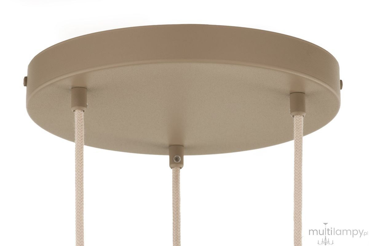 Pluum lampa wisząca 3xE14 beżowa 41857