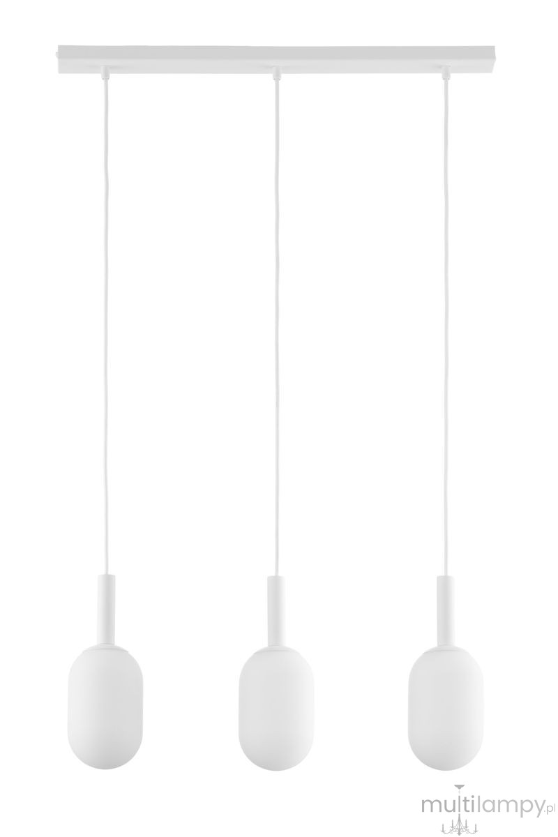 Pluum lampa wisząca 3xE14 biała 41851