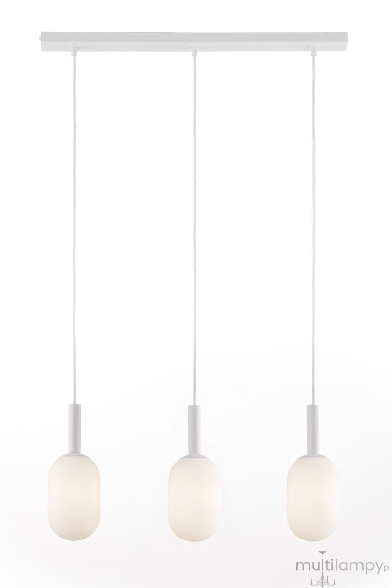 Pluum lampa wisząca 3xE14 biała 41851