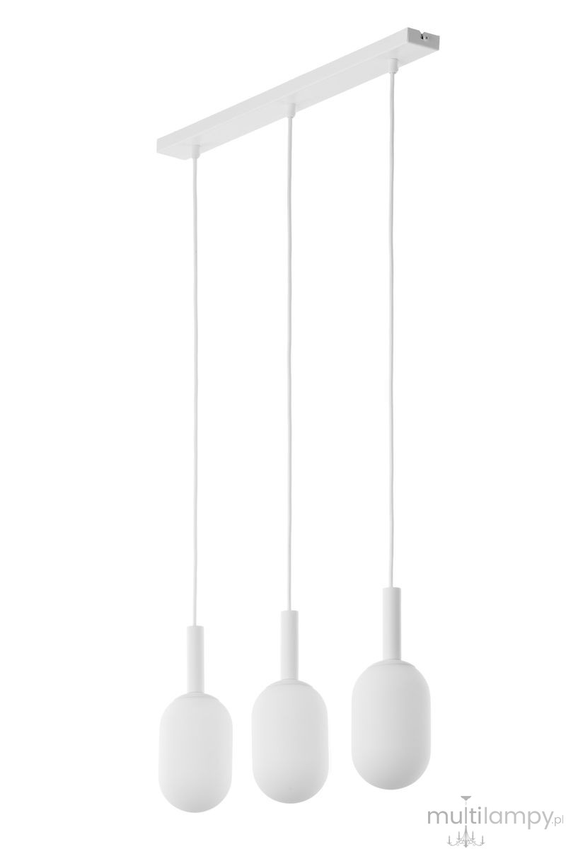 Pluum lampa wisząca 3xE14 biała 41851