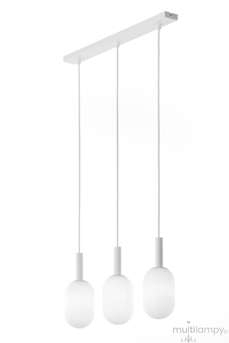 Pluum lampa wisząca 3xE14 biała 41851