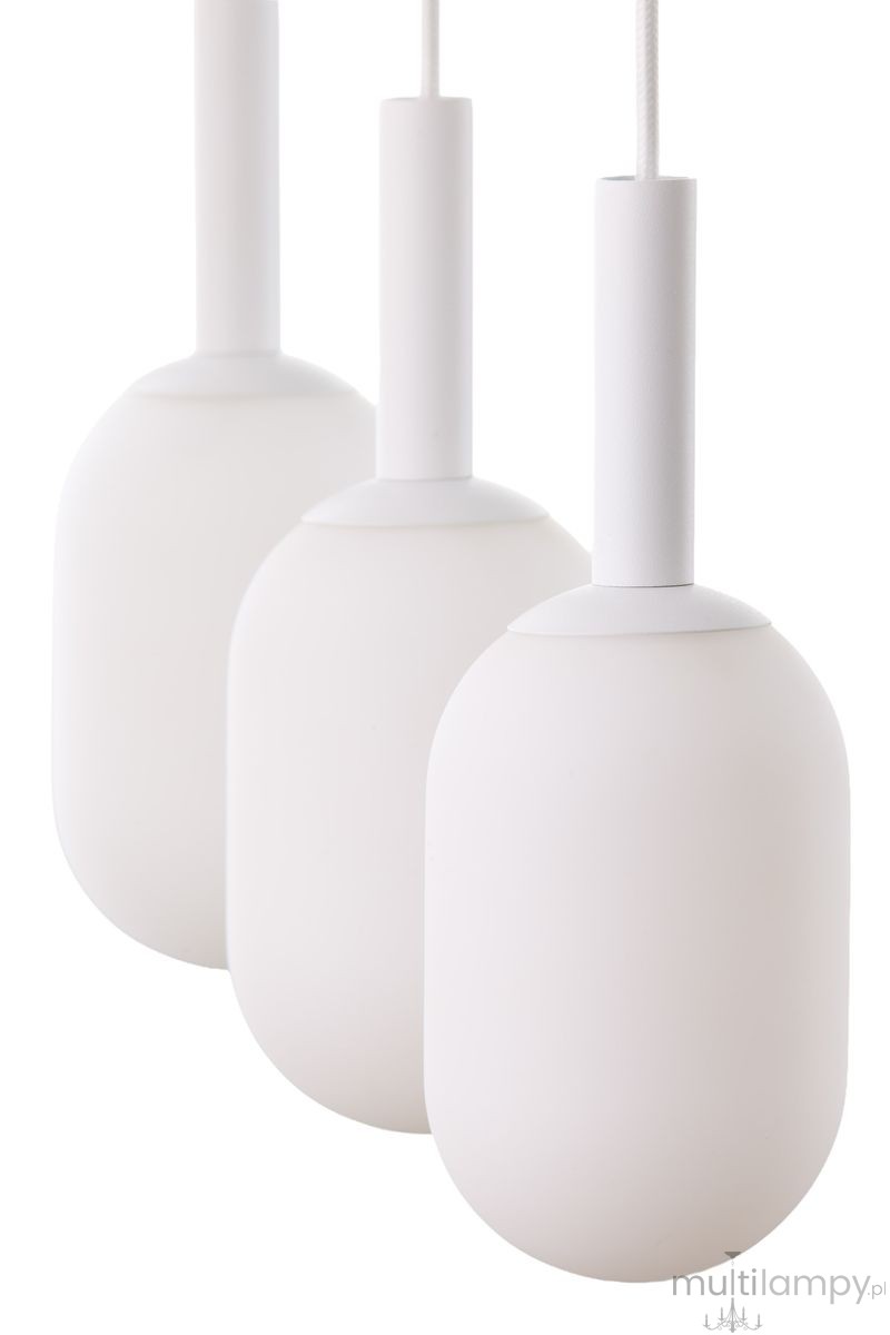 Pluum lampa wisząca 3xE14 biała 41851