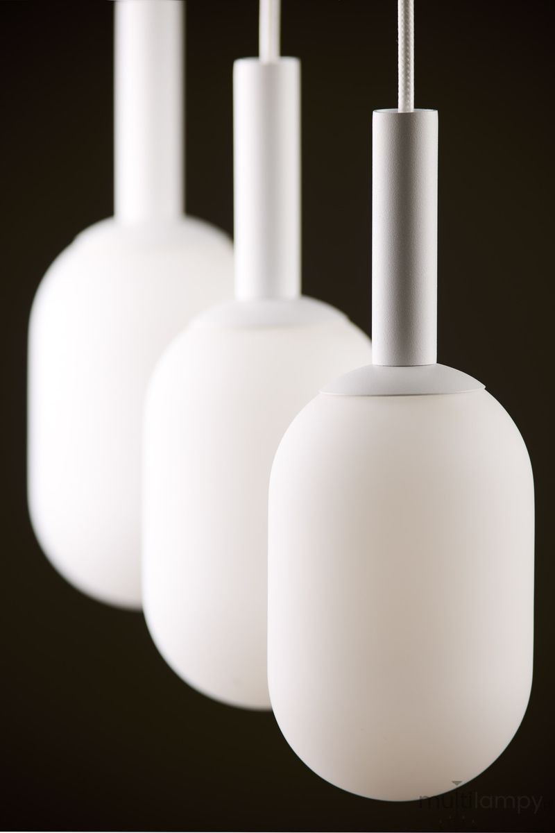 Pluum lampa wisząca 3xE14 biała 41851