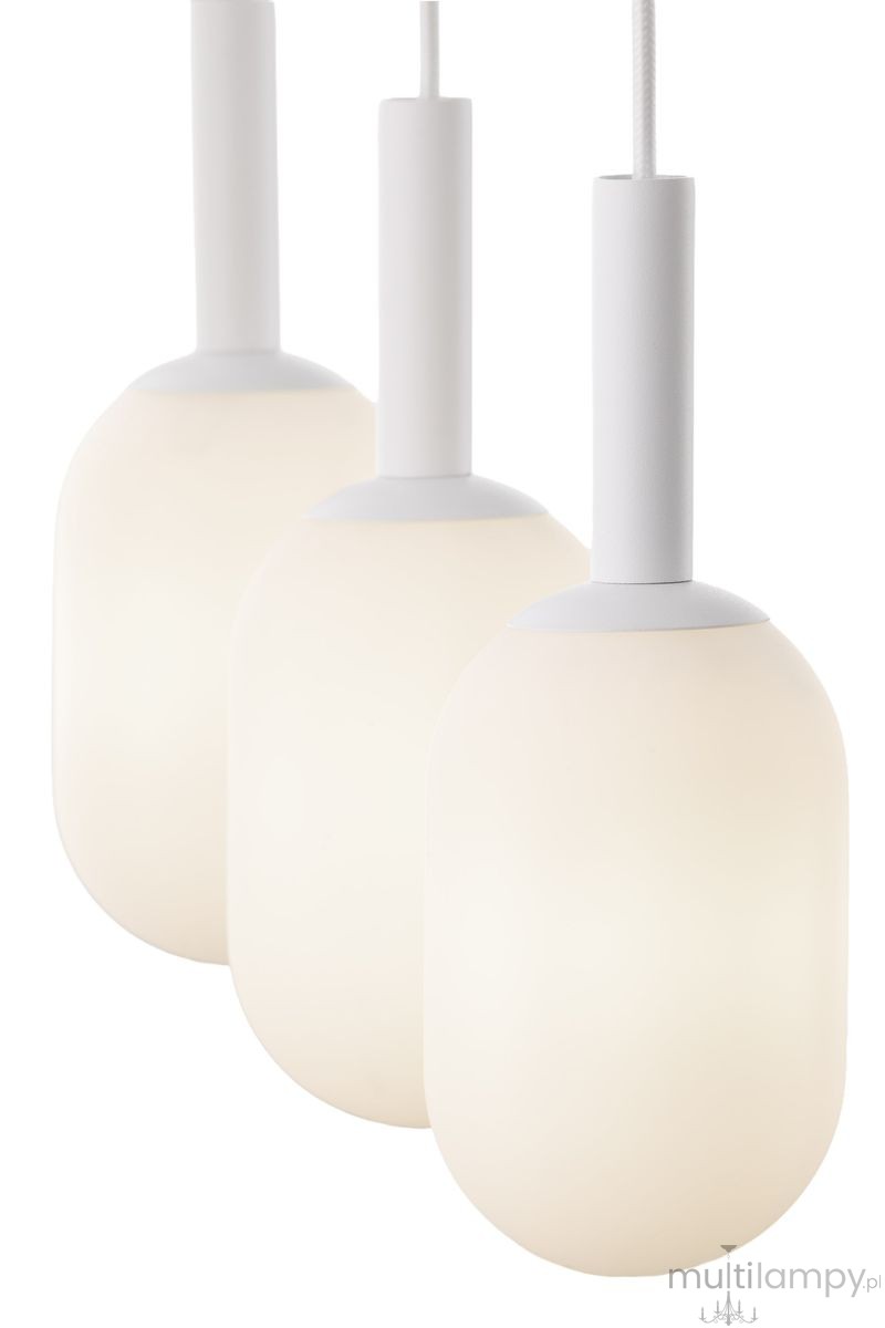 Pluum lampa wisząca 3xE14 biała 41851