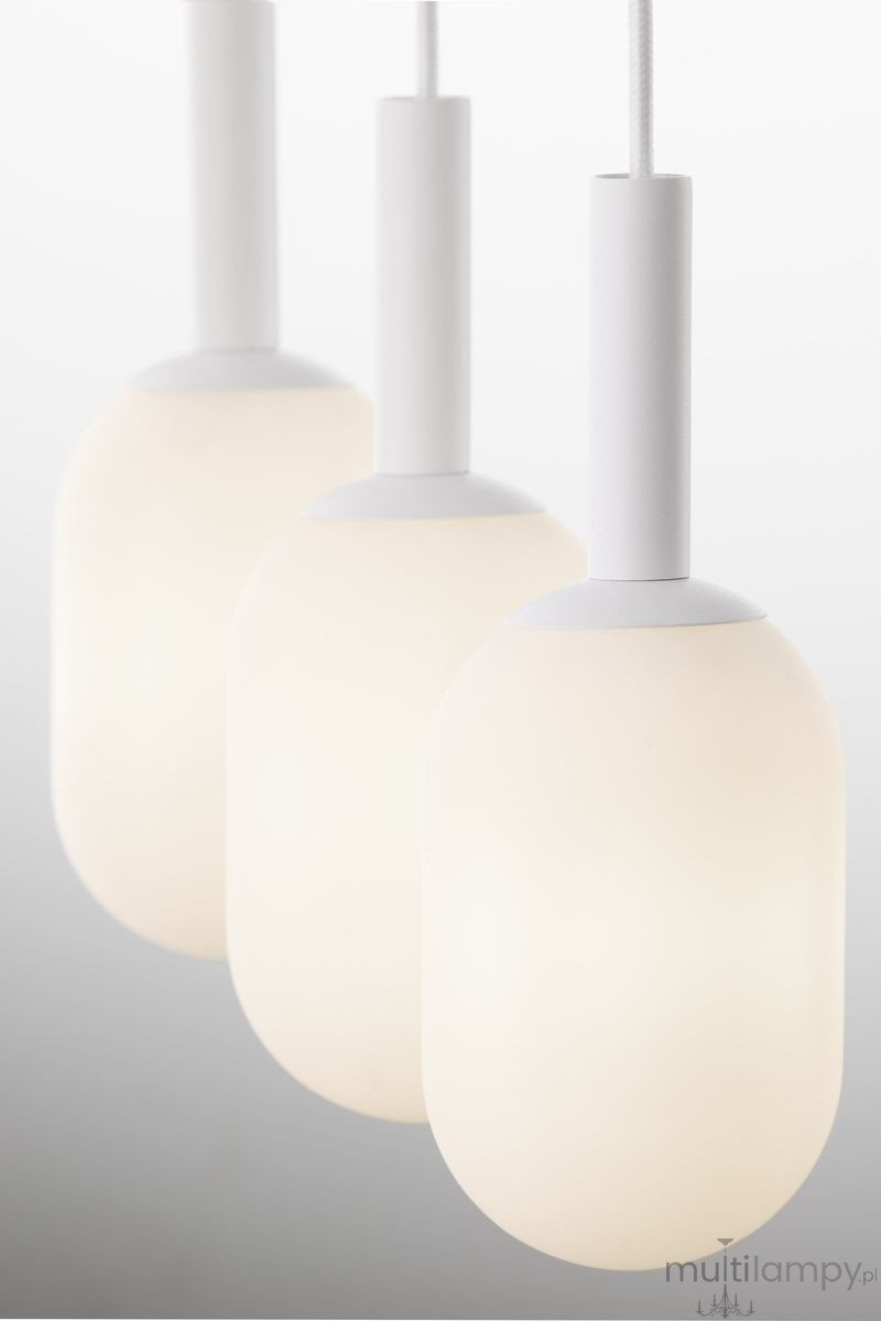 Pluum lampa wisząca 3xE14 biała 41851