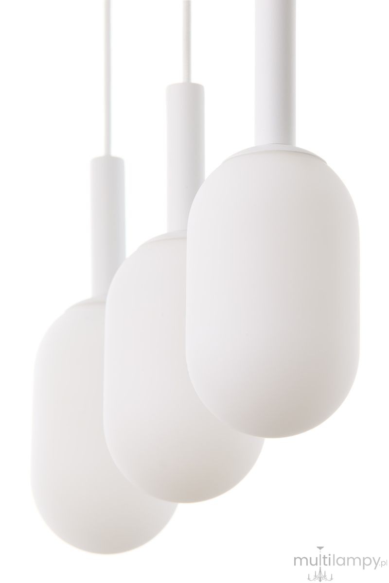 Pluum lampa wisząca 3xE14 biała 41851